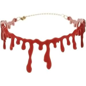 Collar Gargantilla Goteo de Sangre Halloween