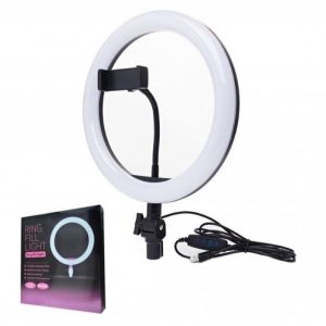Aro Anillo De Luz Led 26cm Con Soporte Flexible Para Celular