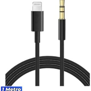 Cable Auxiliar 3.5mm A Lightning 1MT