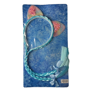 Vincha aplique de pelo con orejas