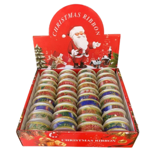 Cinta Navideña Christmas Ribbon FINA/GRUESA