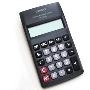 Calculadora casio 8 digitos HL 815L