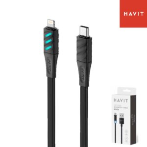 Cable Tipo C A Lightning HAVIT 1M con indicador led PD27W