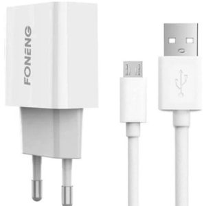 CARGADOR DE PARED USB A USB-C K210 2.1A FONENG