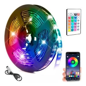 Luz led 5 mts adhesiva Con control r400 WiFi