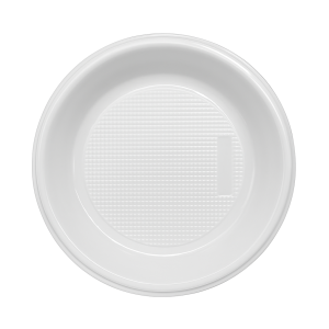 Plato Descartable 18cm blanco X10 DUDIGO