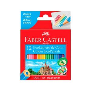 Lapices De Colores x12 Cortos  Faber Castell