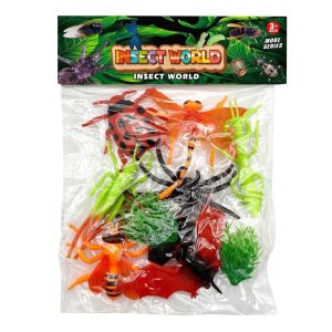 Animales de plástico insectos 10 piezas en bolsa