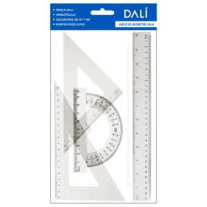 Juego de Geometria 30cm Dali