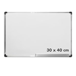 Pizarra Magnética c/Marco de Aluminio 30 x 40 cm