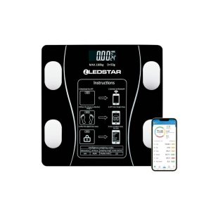 BALANZA DE BAÑO DIGITAL LEDSTAR LB-17A