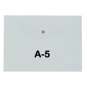 Sobre Con Broche Transparente A5 Plus Office