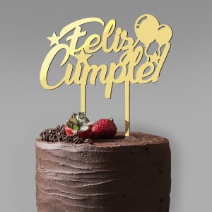 Topper Feliz Cumpleaños grande  varios modelos PREMIUM