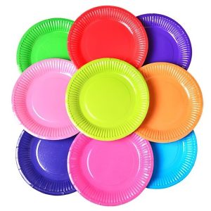 Plato Descartable de Carton Liso x10 Unidades