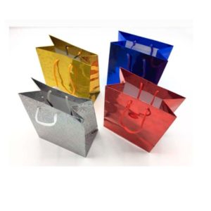 Bolsa de regalo holografica 44x33cm
