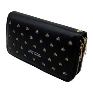 Billetera de dama 2 cierres corazones