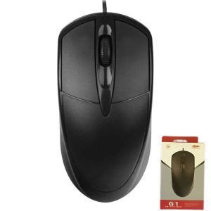 Mouse Óptico Cableado USB G1 / Silencioso / 1.5mt G1