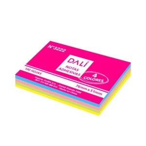 Block Notas Autoadhesivo 51×76 / 4 colores Dali