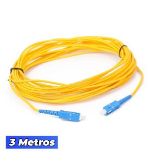 Cable De Fibra Óptica Para Router 3 MT Patch Cord SC / UPC Internet / Antel
