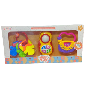 Set de sonajeron en caja x3 Toy set