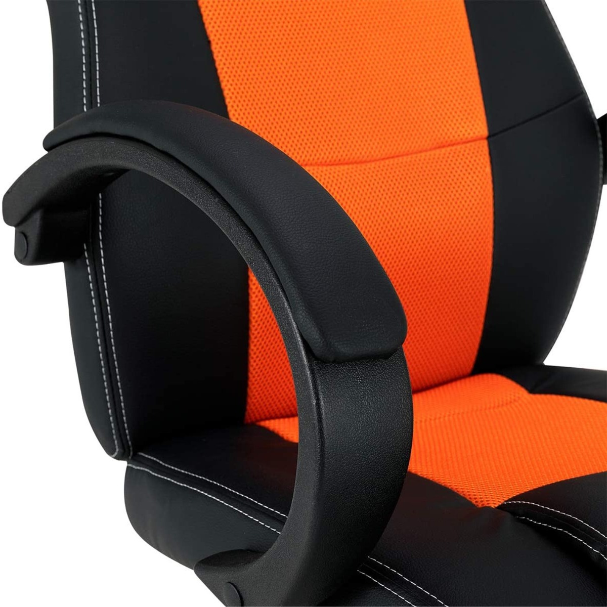 Silla Gamer Meetion Chr05 Ergonómica Negra Y Rojo Cuero Sintético - Imagen 4
