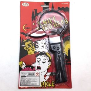 Tiara con cuchillo en blister Halloween