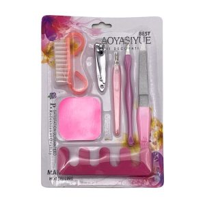 Set de manicuría, 7 piezas, en blister