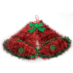 Adorno navideño campana grande