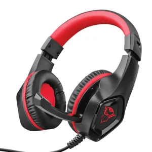 Trust audifonos alambricos gxt 404r rana gaming para nintendo switch cable 3.5mm negro 23439