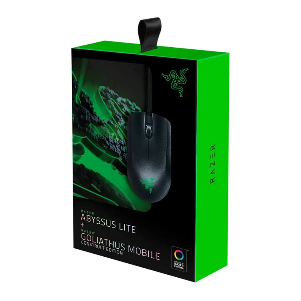 Kit Mouse Abyssus Lite y Mouse Pad Goliathus Mobile Construct, 2 Piezas - Imagen 3
