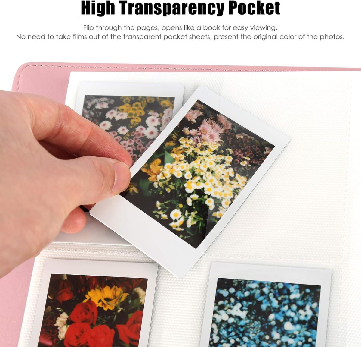 Album Grande de fotos de 2 x 3 pulgadas (256 fotos) – Compatible con instax mini, polaroid y otros del mismo tamaño - Imagen 3