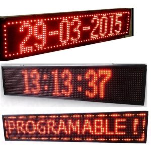 CARTEL DE LED PROGRAMABLE ROJO/AZUL