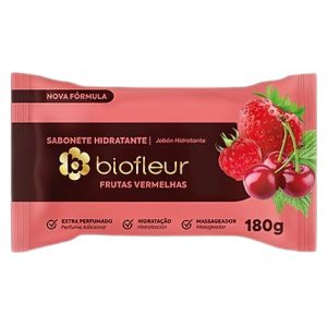 Jabon de tocador BIOFLEUR frutos rojos 180gr