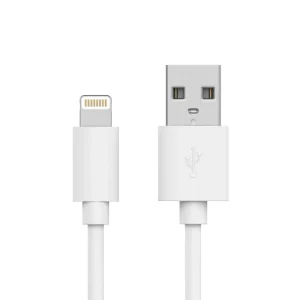 Solo cable inalámbrico de TPU Lightning a USB-A – Blanco