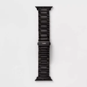 correa de eslabones de metal negro heyday™ 38/40 mm