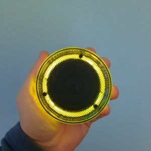 Parlante Bluetooth Transparente Rgb