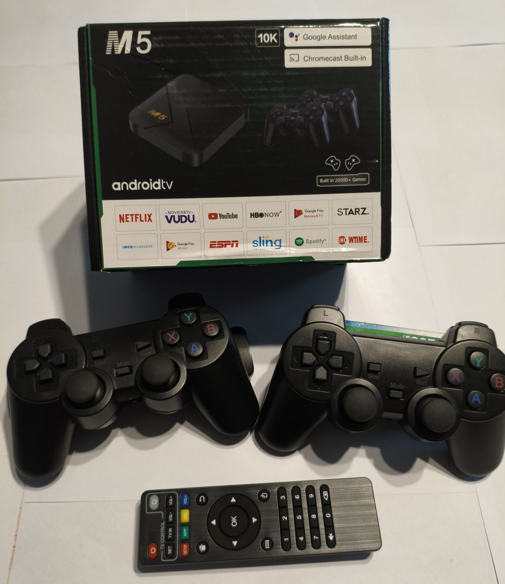 Tv box M5 Android con Juegos Retro