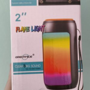 Parlante Bluetooth Rgb Flame Light 2″
