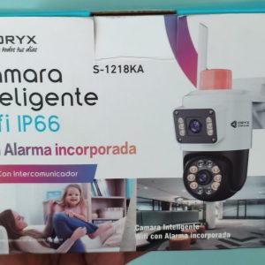 Camara Oryx IP doble lente con Alarma