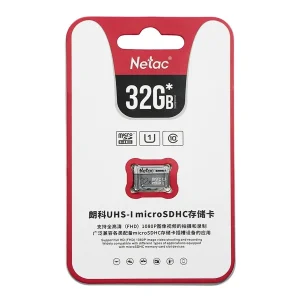 Tarjeta Micro SD 32 Gb Clase 10 Netac