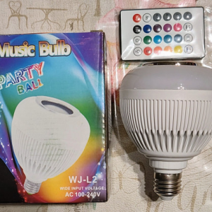 Foco RGB y Parlante Bluetooth con control remoto