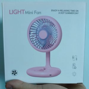 Ventilador de Mano con Luz – 2 velocidades