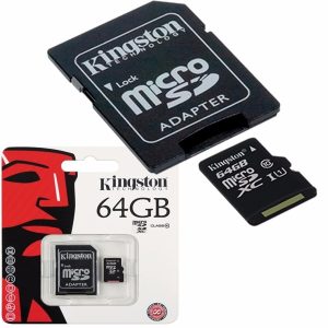 KINGSTON MICRO SD 64GB CLASE 10 HD