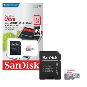SANDISK ULTRA MICRO SD 32GB CLASE 10 HD